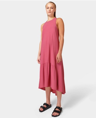 Sweaty Betty explorer Ace Midi Dress Pink - Medium