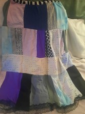 Colorful Patchwork Bohemian/maxi Skirt Small