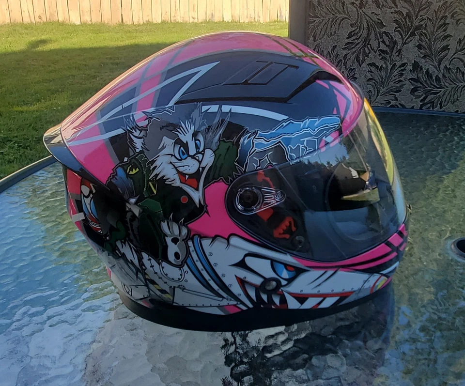 Casco integral ZOX Youth Sonic Jr. YM 49-50 Tomcat rosa Foto 2 de 4