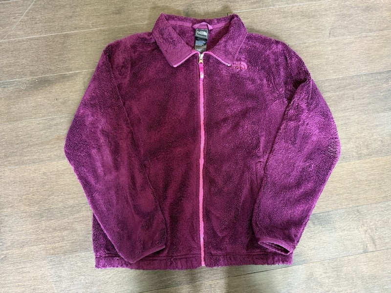 The North Face Jacket Girls XL Pink Osolita Full Zip - w/ Pockets Kids 18