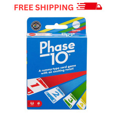 Phase 10 Card Game, Family Game for Adults & Kids Clearance Sale!
