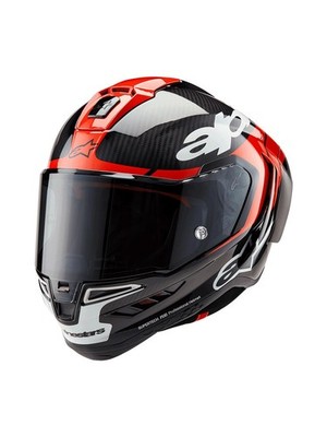 Alpinestars Supertech R10 Element Carbon Motorradhelm Gr. XL - Schwarz Rot