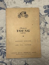 James Young Bentley S1 Coachwork Maintenance Instructions Manual Booklet 1950s