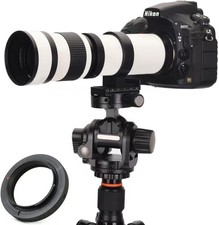 420  800mm Telephoto Zoom Lens MF for Canon EOS Rebel T8i T7i T7 T6 T5 T4i T3i