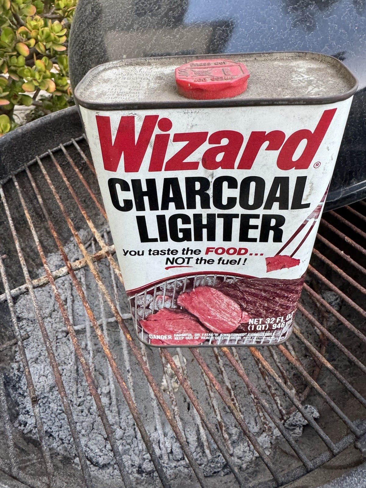 Fluid Can 1 Quart 32 Oz Bbq Gas Oil Garage