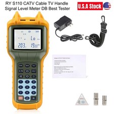 RY S110 CATV Cable TV Handle Digital Signal Level Meter DB Tester 47MHz ~ 870MHz