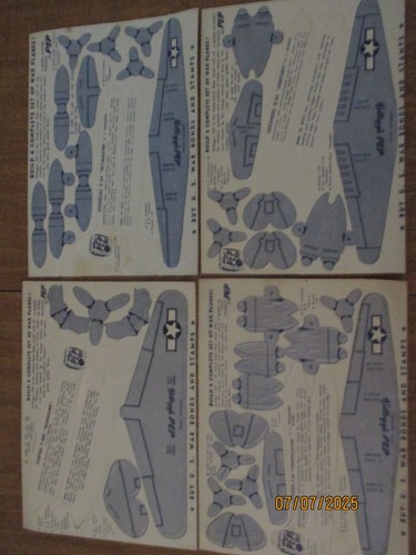 Kelloggs Pep Cereal Model Airplane Series ( 4 Of Them ) - Picture 6 of 6