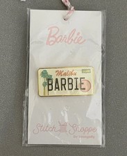 Loungefly BARBIE Pin Malibu Enamel License Plate Barbiecore Stitch Shoppe NEW
