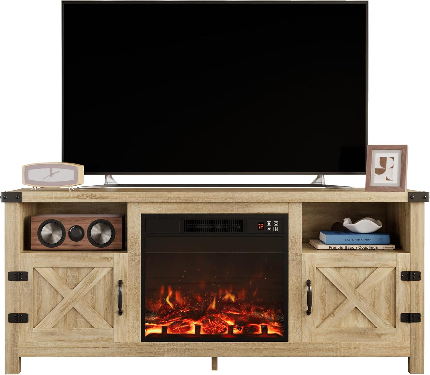 With Fireplace & Ample Storage