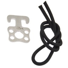 Flexible and Scuba Diving Sidemount Bungee Loops Sturdy 316 Stainless Steel