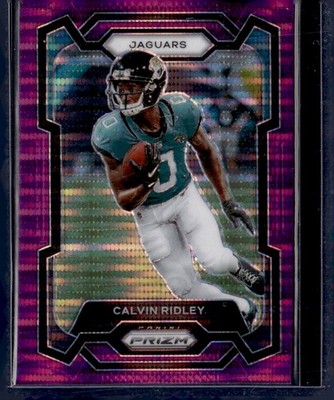 2023 Panini Prizm #133 Calvin Ridley Purple Pulsar