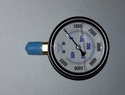 #ad AR Blue Clean Range 0 6000 Psi Washers 6000 Max Stainless Steel Pressure Gauge $68.98