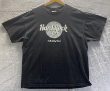 Hard Rock Cafe Nashville T Shirt XL Black Men XLarge made in USA
