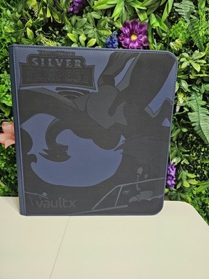 Vault X Binder Silver Tempest Lugia Unown Laser Engraved Pokemon