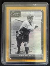 2022 Panini Three and Two #10 Hack Wilson Holo Gold #/12