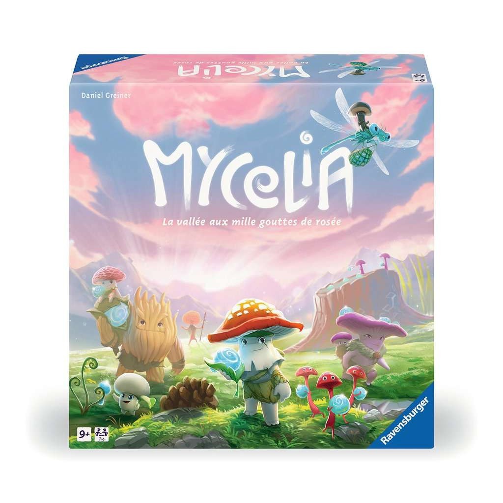 Jeu Mycelia Prisma Ravensburger édition collector avec illustrations fantastiques soignées