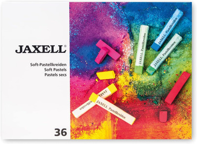 47653 - Jaxell Pastellkreide, Eckige Form, 36Er Set, Für Flächiges Und Präzises 