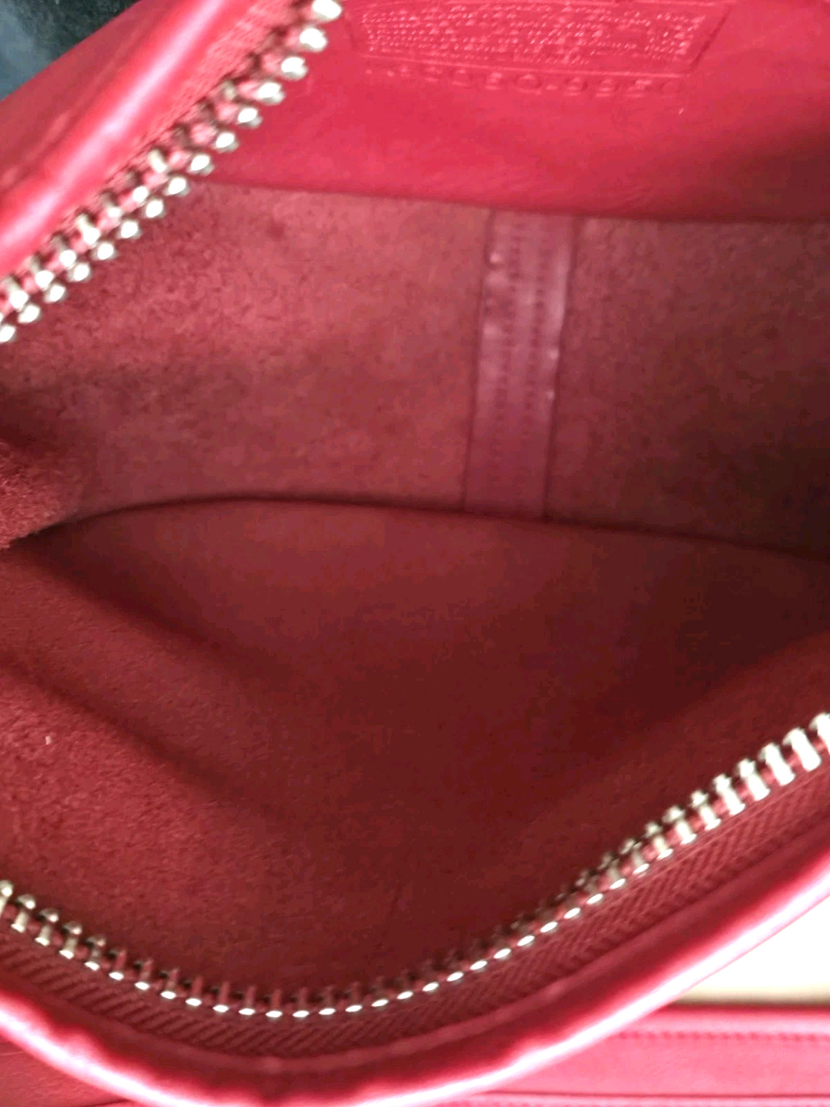 Vintage Coach Janice Legacy 9950 Red Leather Shoulder Crossbody Bag USA image 10