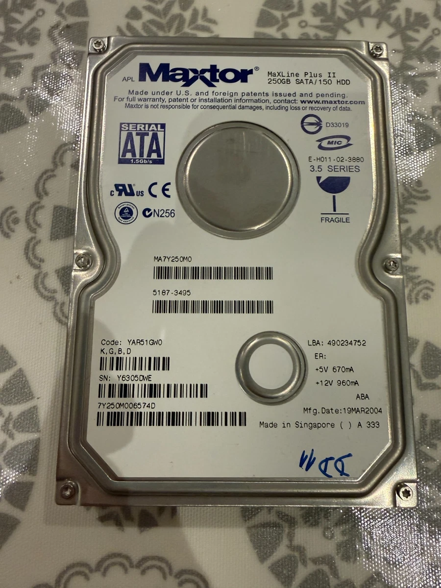 Disques durs internes pour diamondmax