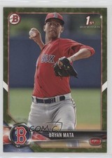 2018 Bowman Prospects Camo Bryan Mata #BP2 0b3