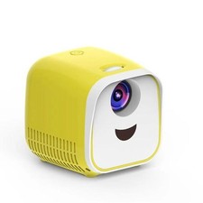 Kids Projector L1 Mini LED Portable Speaker EU Plug Yellow