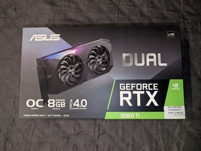 ASUS Dual GeForce RTX 3060 Ti OC 8GB GDDR6 Graphics Card DUAL-RTX3060TI-O8G