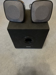 philips lautsprecher 2.1 Sound System SPA1305/10 Subwoofer für PC Laptop