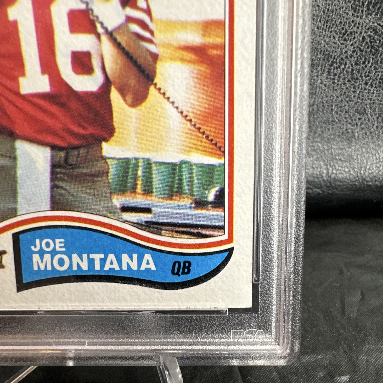 Topps 1982 Joe Montana All-Pro #488 PSA Graded San Francisco 49ers NFL view 3