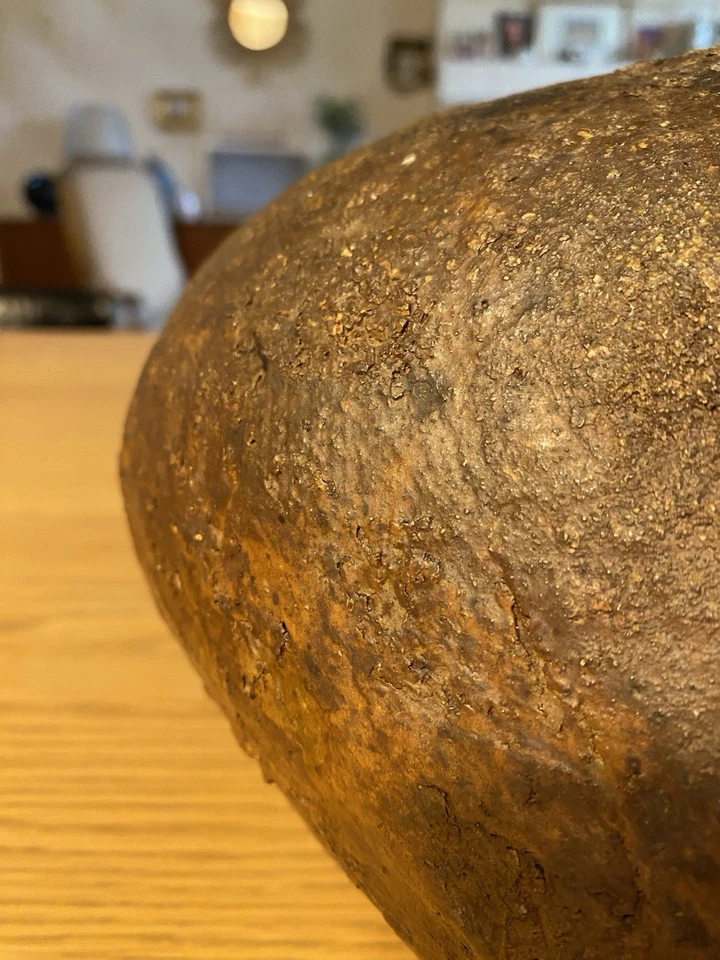 Vintage Lampe Céramique Design Brutaliste Avec Abat Jour, La Borne ? - Photo 3/4