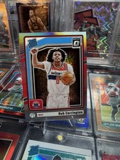 BUB CARRINGTON 2024-25 OPTIC SILVER PRIZM HOLO RATED ROOKIE R/C