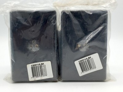 CLIPSAL C2031VABK Flush Switch 1 Gang 250VAC 10A Classic C2000 Vertical x2