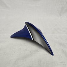 Universal Motorcycle Helmet Fin Blue *NEW OLD STOCK*