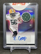 2024 Topps Midnight EDGERRIN COOPER Player Worn Rookie JERSEY AUTO Packers RC
