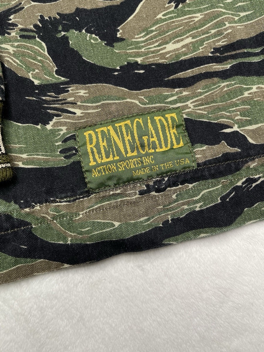 Maillot De Paintball Renegade Vintage - USA - Tie Dye Vert Camouflage - Taille L