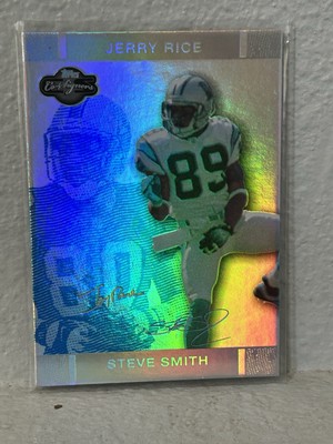 2007 Topps Co-Signers Changing Faces /99 Parallel #29A Steve Smith Jerry Rice