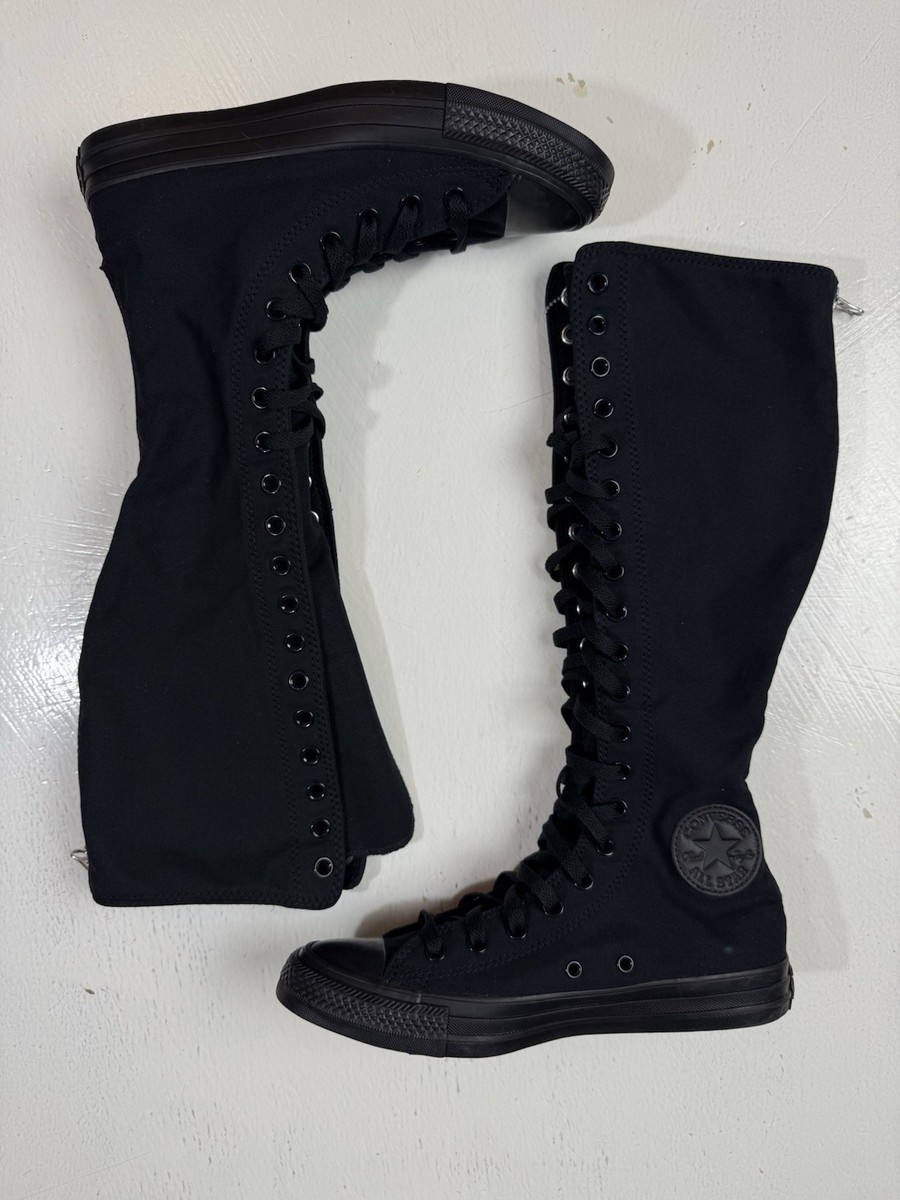 Converse Women Size 8.5 Chuck Taylor All Star XX Hi All Black