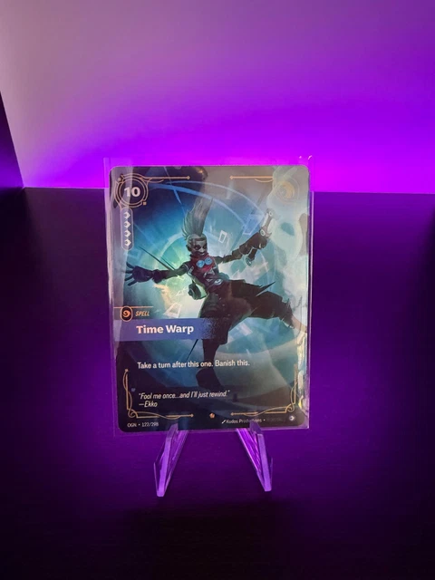 Time Warp 122/298 - Epic Riftbound card - NM Ekko