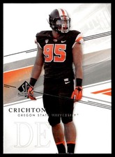 2014 SP Authentic Scott Crichton Rookie Oregon State Beavers #33