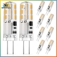 G4 Led Birnen Warmweiß 12V 1,2W 3000K 120Lm Flimmerfrei 10Er Pack