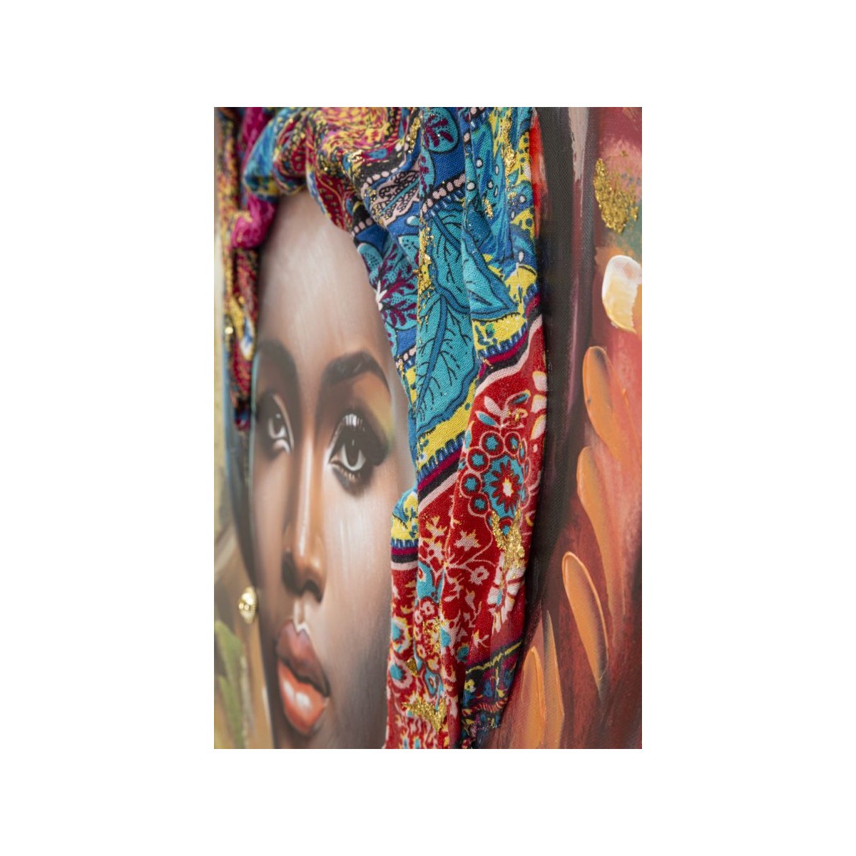 Tableau Déco Deva 82x122cm Multicolore pour Salon - 2