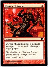 Shower of Sparks 61 C Duel Decks: Heroes vs. Monsters Magic the Gathering MTG LP