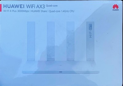 Huawei AX3 Tri Band WiFi 6 Plus 3000 Mbps Quad Core 1.4 GHz CPU Bis Zu 128 Gerät