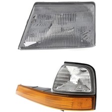 Headlight Driver Side Clear Lens W/Bulb for Ford Ranger XL/XLT 98-00 FO2520144