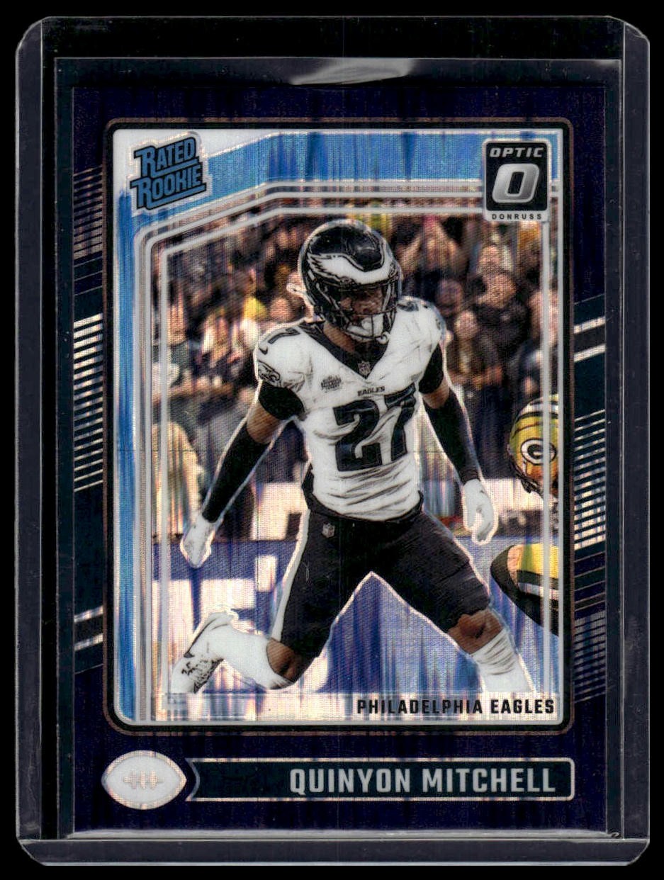 2024 Donruss Optic #282 Quinyon Mitchell Purple Shock