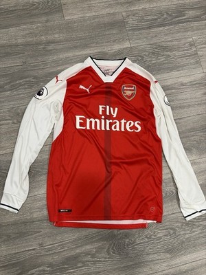 Arsenal Alexis Sanchez #7 Long Sleeve Home Jersey 2016/17 