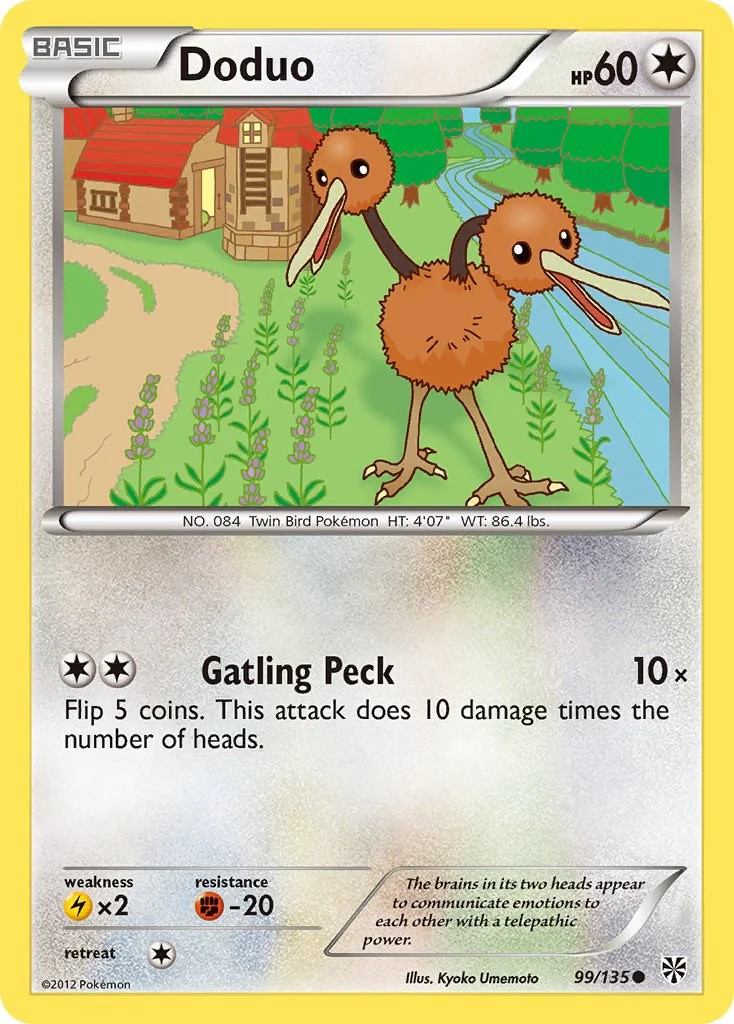 Doduo - Plasma Storm - 99/135 / English / Lightly Played
