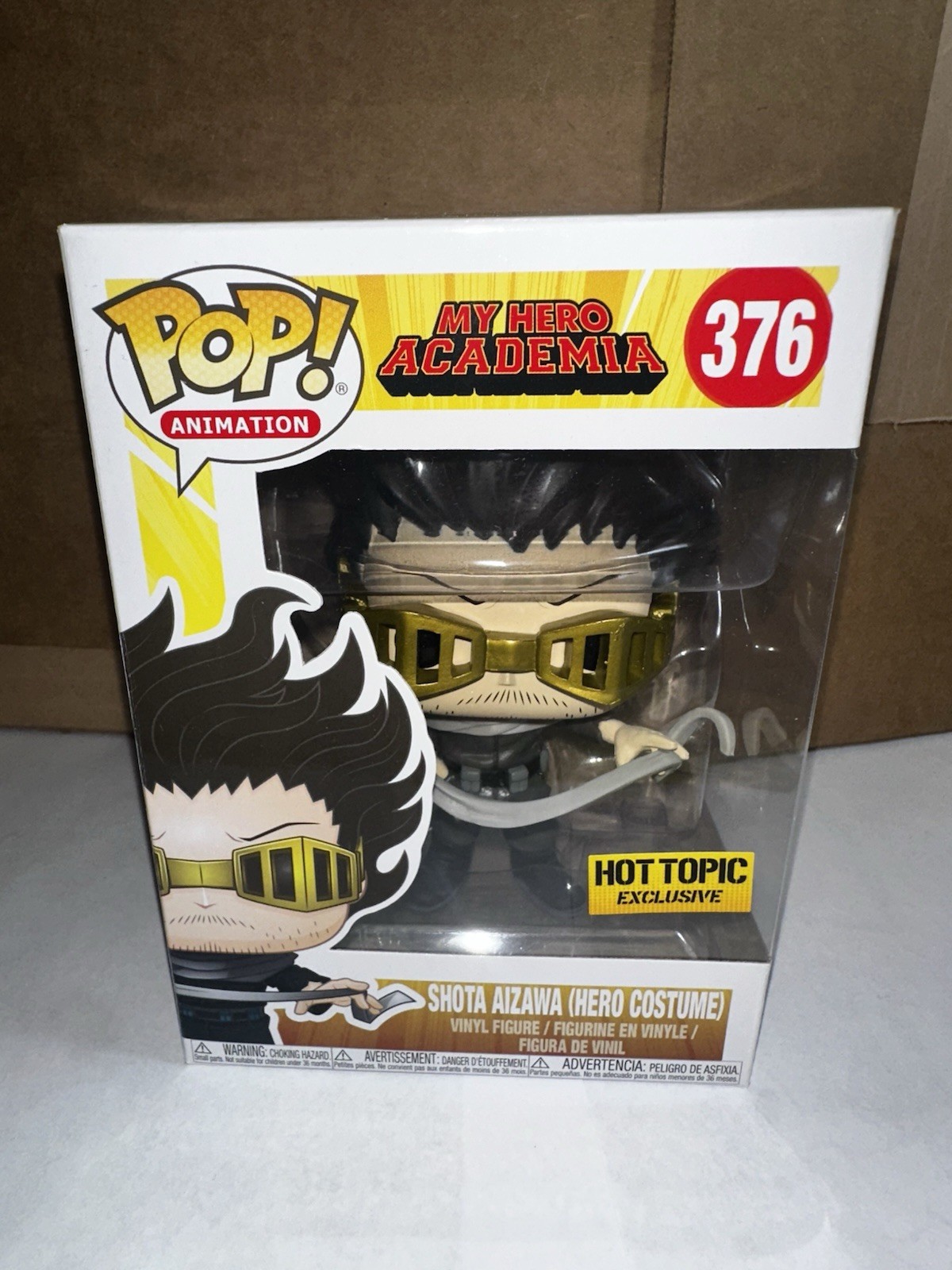 Funko Pop! My Hero Academia #376 Shota Aizawa Hero Costume HOT TOPIC Exclusive