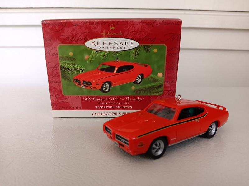 1969 Pontiac GTO The Judge Hallmark Ornament