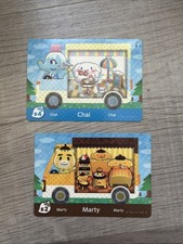 Animal Crossing  Sanrio amiibo cards Chai S4 and Marty S2 