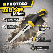 Jab Saw 150mm – Drywall & Plasterboard Hand Saw | Limited Stock | PROTECO CZECH